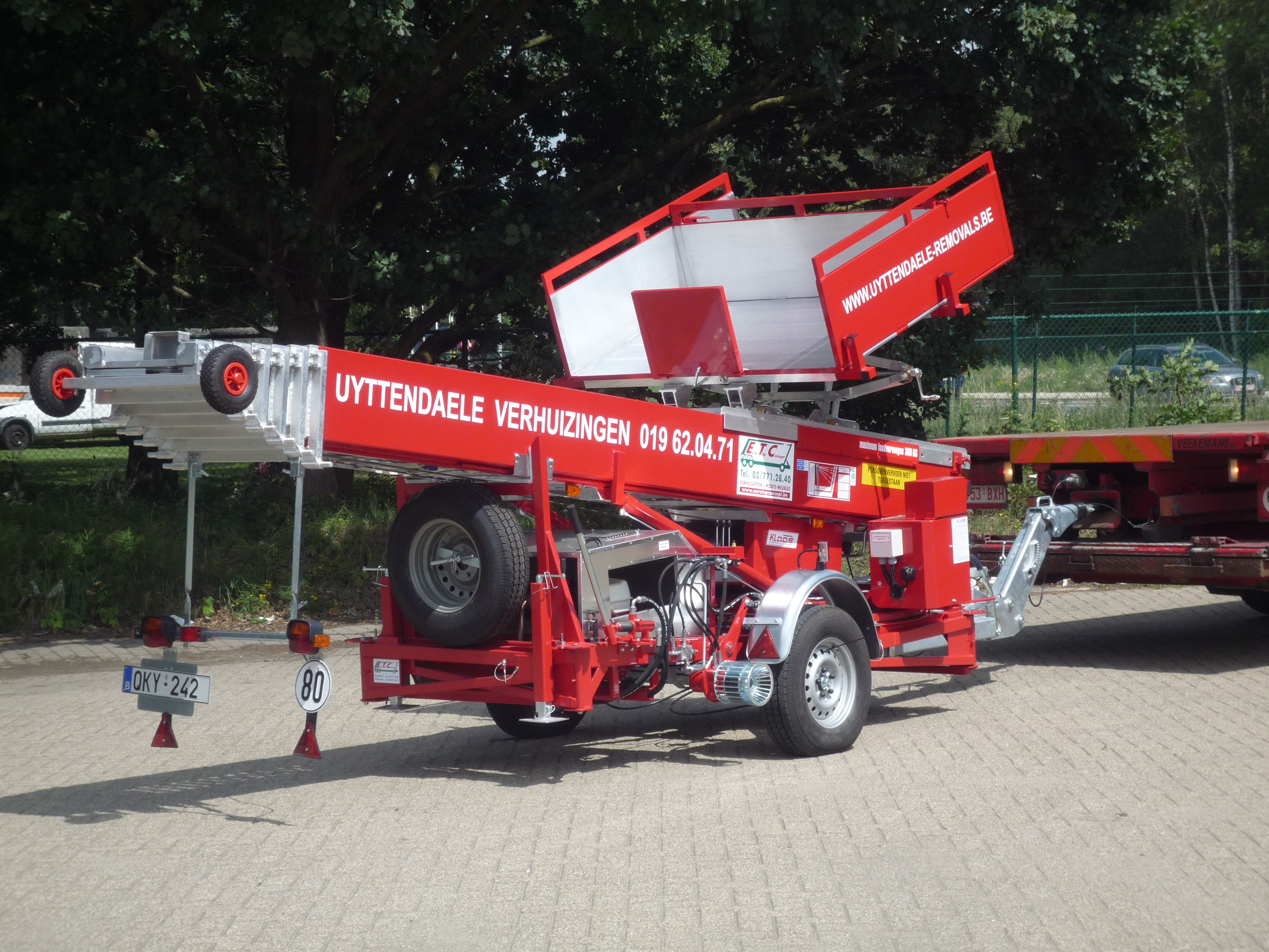 Foto van verhuiswerkzaamheden
