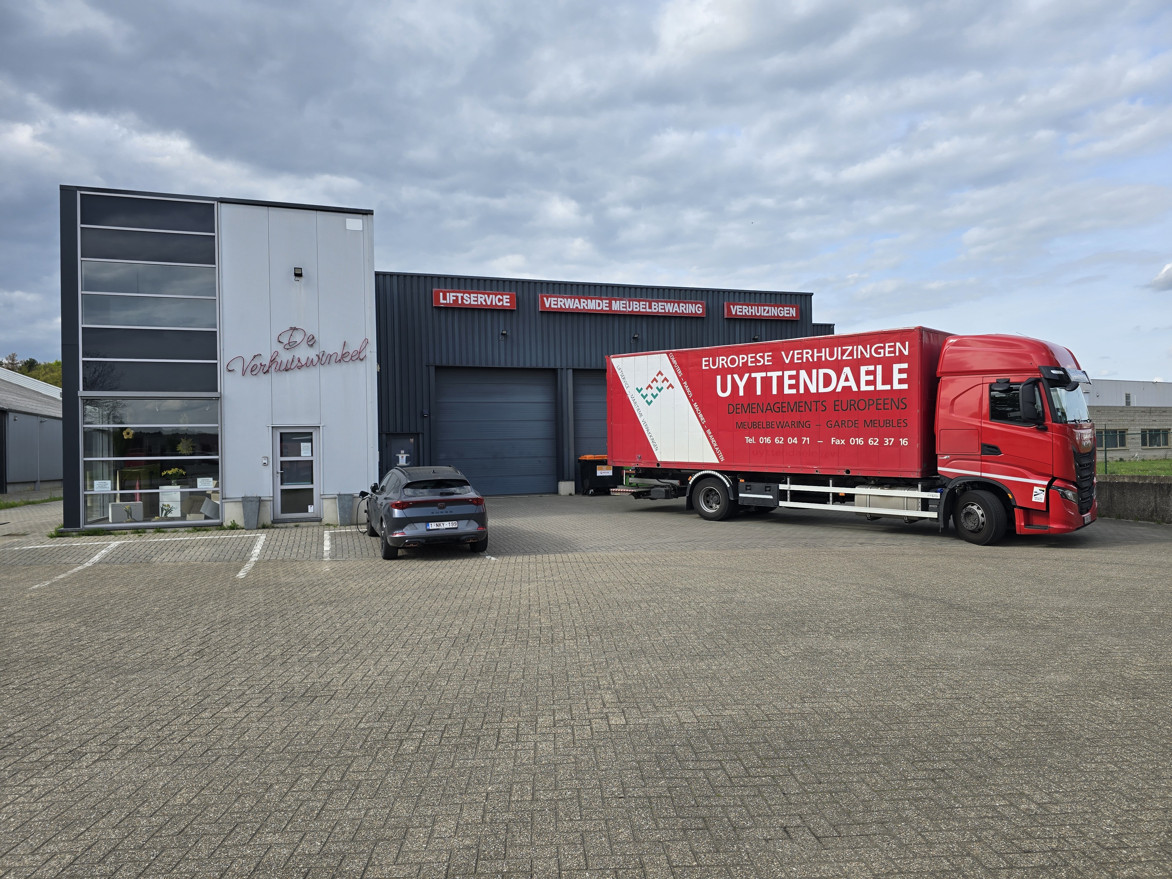 Foto van verhuiswerkzaamheden