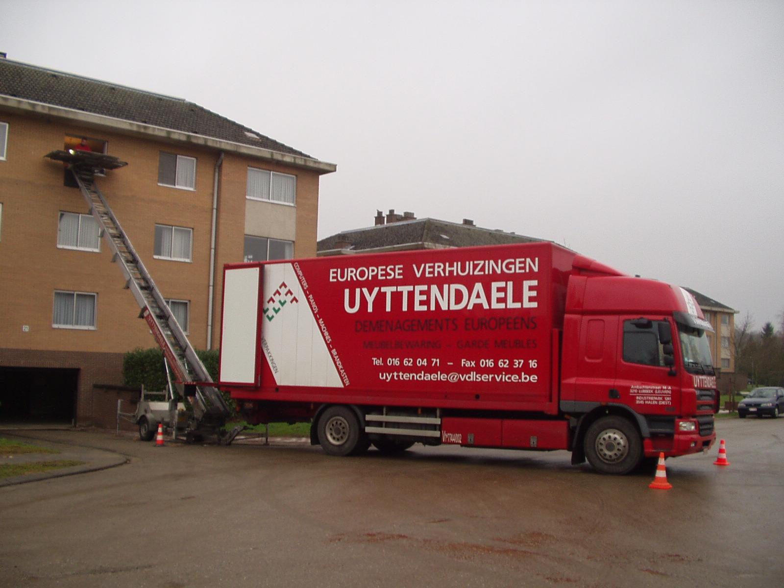 Foto van verhuiswerkzaamheden