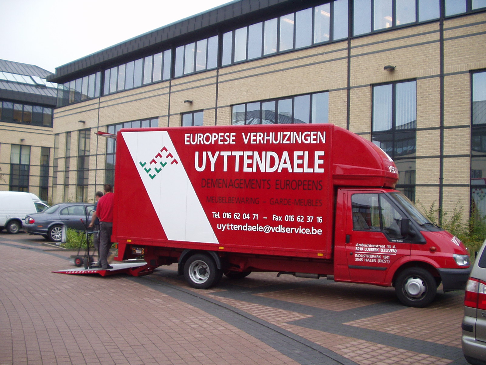 Foto van verhuiswerkzaamheden